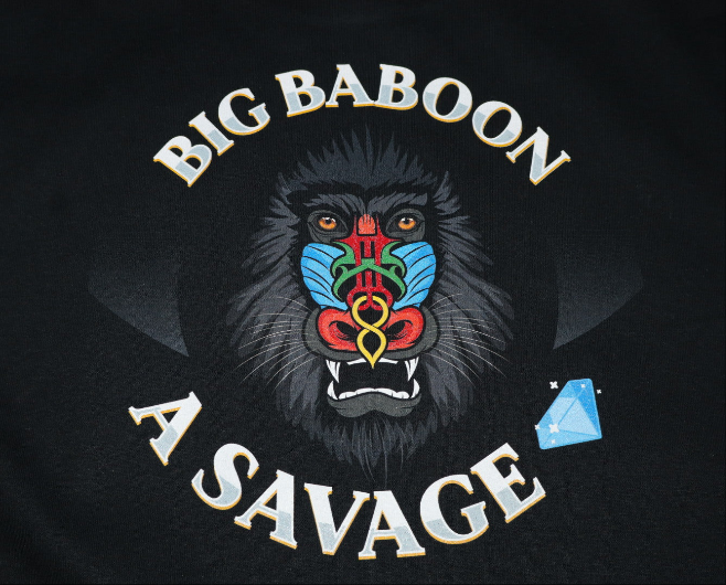 Unisex (BIG BABOON!!) Black T-Shirts