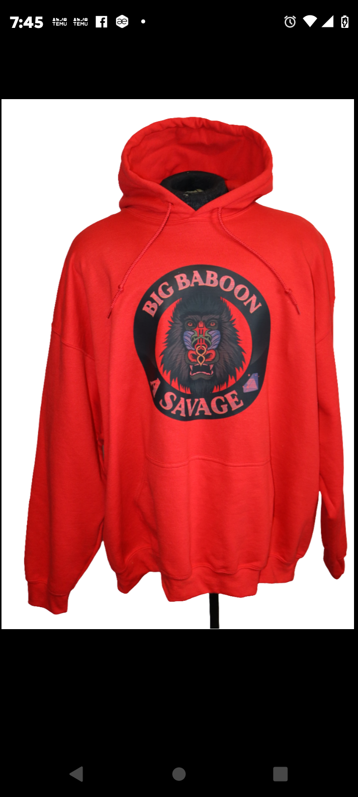 Big Baboon Hoodie